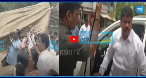 Bonda Uma Attack On YSRCP Protest Camps In Vijayawada 1