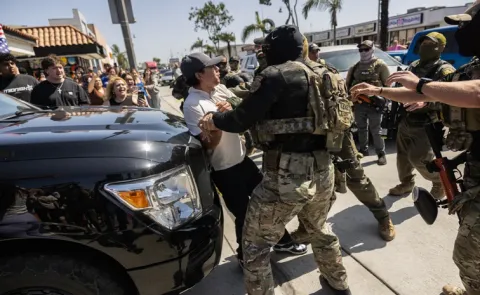 Trump immigration crackdown ensnares families of US troops13
