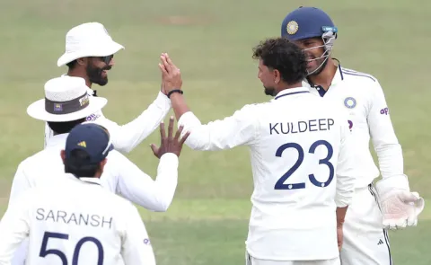 India vs Sri Lanka XI Warm-Up Match Day 1: Sri Lanka end on a healthy total of 363-8