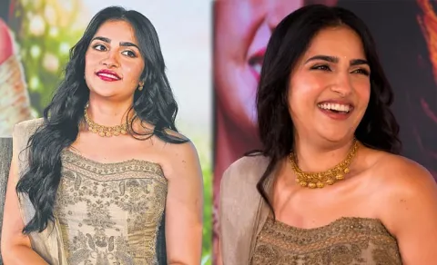 Kantara Actress Rukmini Vasanth In Hyderabad