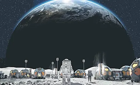  America Reday To Moon Base In NASA