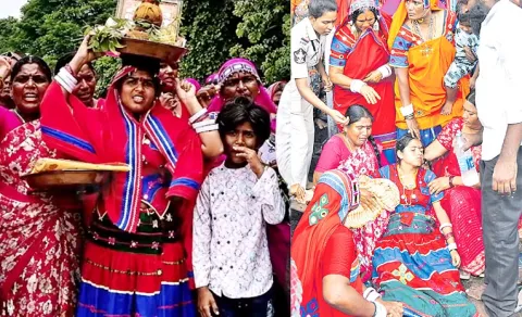 Banjara Community Protest In NTR District 