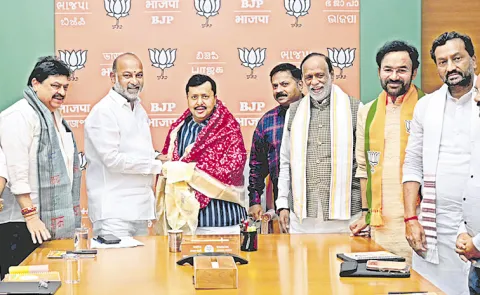 Nitin Nabin Meets Telangana BJP MPs in Delhi for Special Meeting