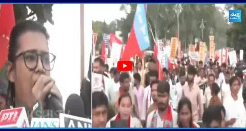 Student protest under the auspices of AISA in Ranchi 1