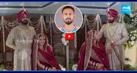 Indian Cricketer Ramandeep Singh Marries Actress Charlie Chauhan 1