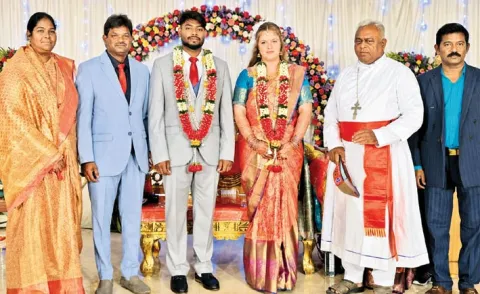 Russia Girl Married To Tanuku Boy