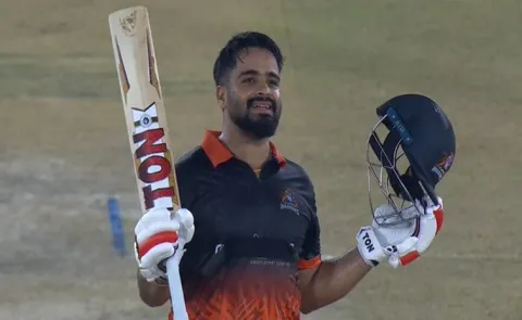 Chasing 265 runs in Sher E Punjab T20 league, Captain Prabhsimran Singh smashed 125 runs from just 47 balls