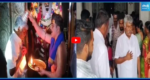 Kethireddy Pedda Reddy Perform Special Pooja In Tadipatri Temple 2