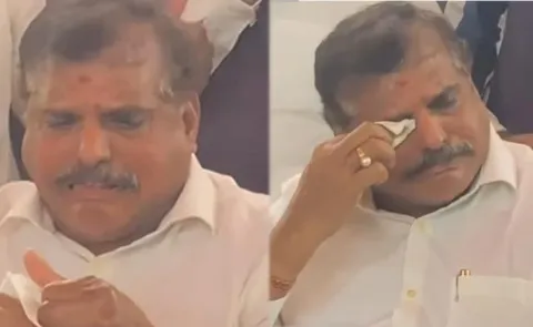 YSRCP Botsa Breaks Down Over Nephew Exit Betrayal