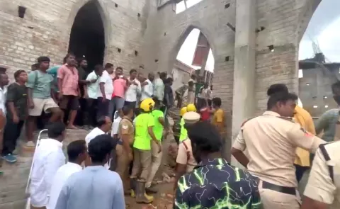 Tragedy in Chittoor: Three Dead, Eight Injured as Under Construction Church Collapses