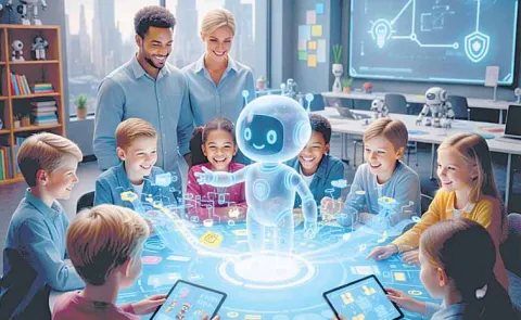 Children are becoming more dependent on AI