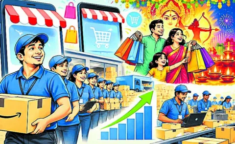 E commerce companies are hiring heavily for festive sales