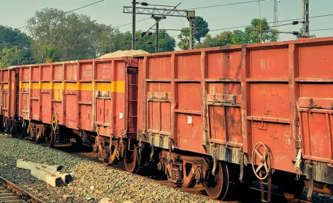 Goods Train Derails Near Kovvur Railway Station in East Godavari