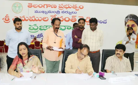 Telangana CM Prajavani Receives 101 Applications
