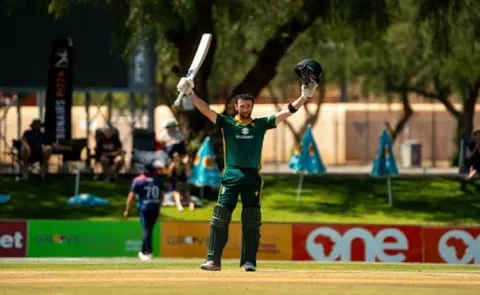 Connor Esterhuizen Sets World Record With Century in SA vs NAM 2nd ODI