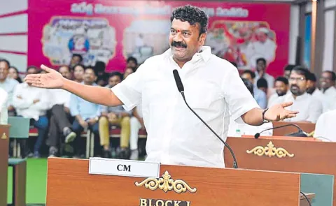BRS mock assembly at Telangana Bhavan