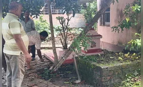  Skeleton of BJP worker exhumed from grave after 4 years
