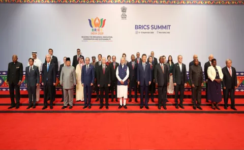 PM Narendra Modi warmly greeted BRICS leaders and delegates at the BRICS Summit