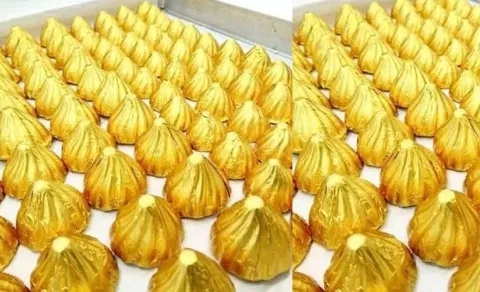 24 Carat Golden Modak in Nashik
