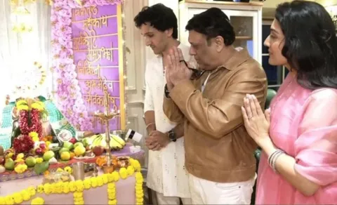 Govinda Joins Ganesh Chaturthi Celebrations7
