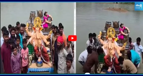 Strange Incident in Rangareddy District Idol Immersed Without Rituals 1