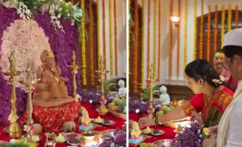 Mumbai Mayor Installs Student Crafted Eco-Friendly Ganesh Idol