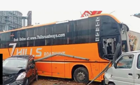 Road Accident At Shamshabad