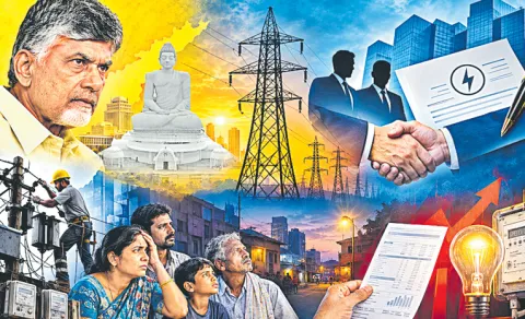 Chandrababu Government Plan To Privatise Power Sector