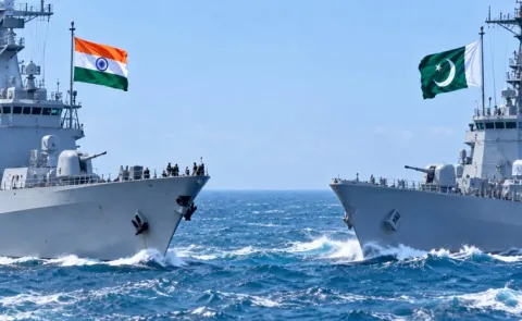 Pakistan Navy vessel collides with Indian warship in Arabian Sea