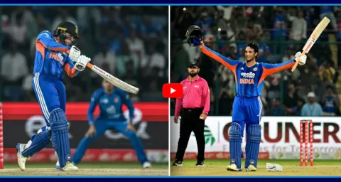 Abhishek Sharma Made Century In 30 Balls Against Afghanistan At Delhi  1