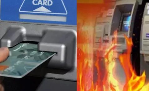 Jogipet ATM Fire Accident Sangareddy