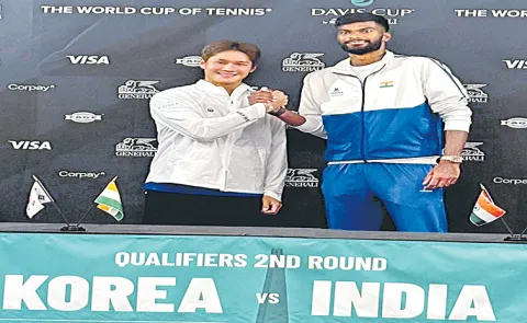India plays South Korea in the 2026 Davis Cup second-round qualifiers6