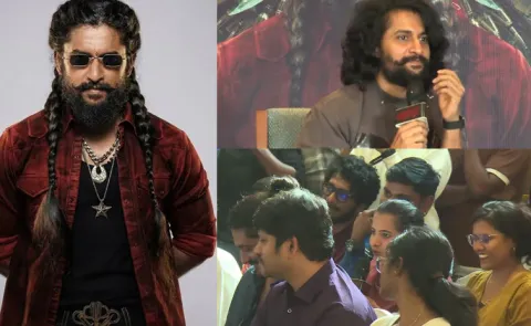 Nani Was Playfully Questioned By A Kannada Female Journalist, After He Encouraged Women Hair Style