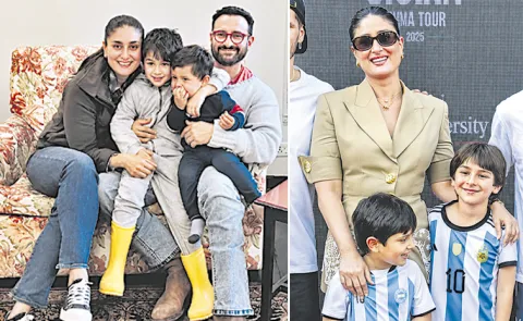 Kareena Kapoor says she tells her sons to cry if they want to