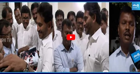 Ambati Suresh Family Meets YS Jagan at Pulivendula 4