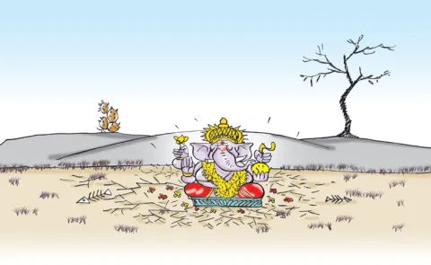 Sakshi Editorial On Drought situation For Ganesh immersion By Vardhelli Murali