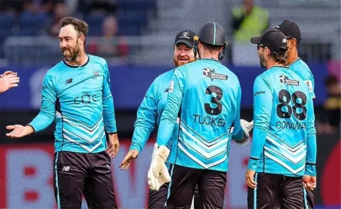 Glenn Maxwell 8 Ball Blitz After Four Fer Seals Belfast Wolves Final Spot7