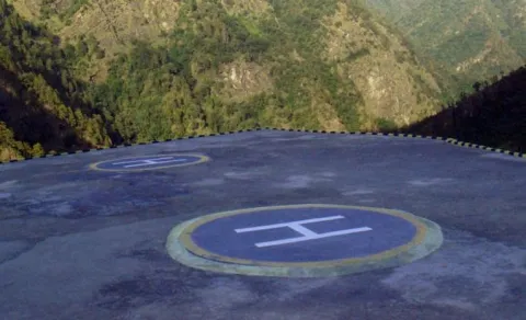 Fire Damages Vaishno Devi Helipad Terminal in JKs Reasi No Casualties9