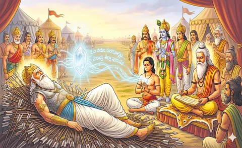 Origin of Vishnu Sahasranamam through Sahadeva and Veda Vyasa