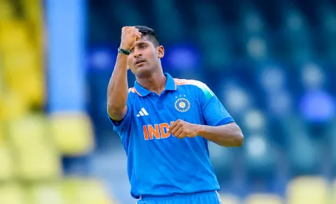 Chigurupati Venkatas key breakthroughs in India U19 vs Australia U19 2nd Youth ODI