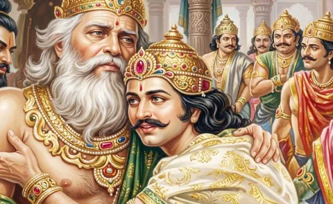 Vyasa Warning Kauravas Dhritarashtra Mahabharata