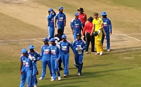 Yashbardhan All-Round Show-India-U19 Beat Aus-U19-2nd Unofficial ODI
