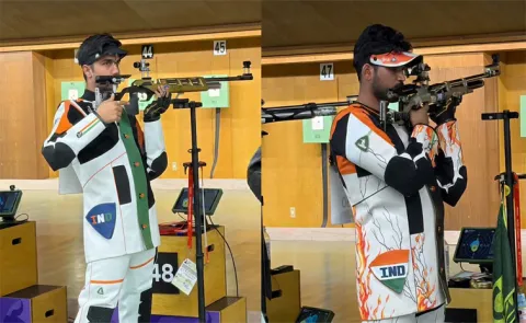 Asian Games 2026: Indian Shooters Rudrankksh Patil, Himanshu Dhillon Win Bronze and Silver in men's 10m air rifle individual final