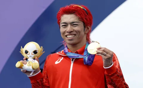 Takumi Hojo wins mens triathlon as Japan take first gold at Asian Games 2026