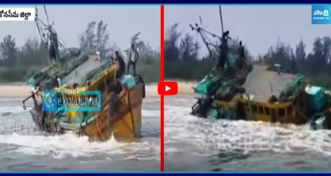 Accident Averted in Konaseema 9 Fishermen Rescued Safely 1