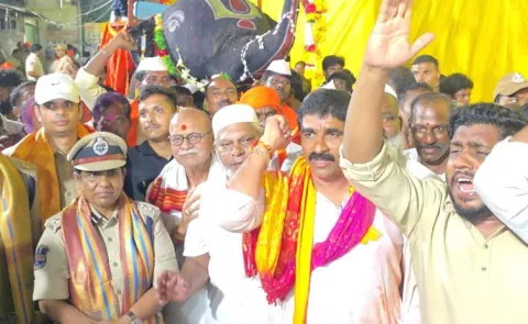 Grand and Peaceful Conclusion to Bhainsa Ganesh Immersion Procession