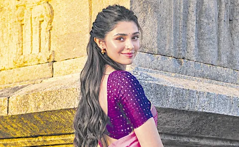 Krithi Shetty first look from January 12 Vidudala unveiled
