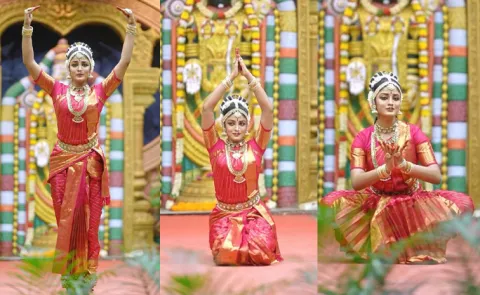 Dimple Hayathi Kuchipudi Dance At TTD Brahmotsavam