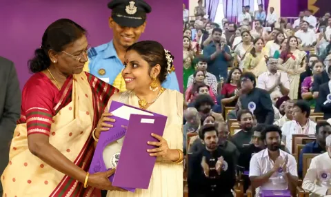 Standing Ovation For Singer Vaikom Vijayalakshmi National Award