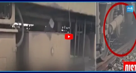 Rajadhani Express Hit Who Crossing Railway Track  1
